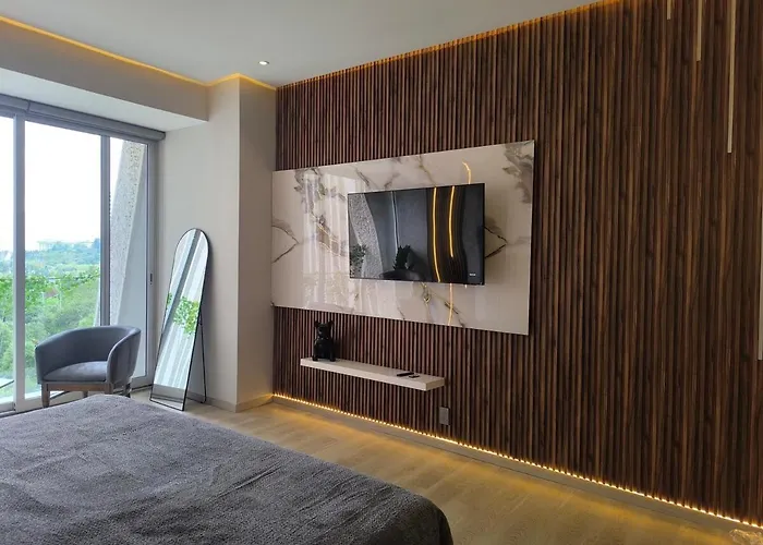 Luxury Loft On Av Santa Fe With A Mexican View Apartment *